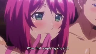 Dude has a busty anime housewife for free use