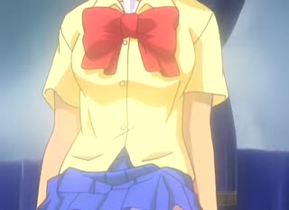 Young redhead gets double penetrated in a hentai video