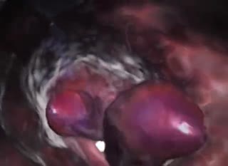 Busty brunette convulsing hard while cumming like crazy