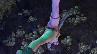 Redhead fox is fucked hardcore by several monster cocks