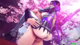 Generous breasts brunette takes the biggest dildo and cock inside