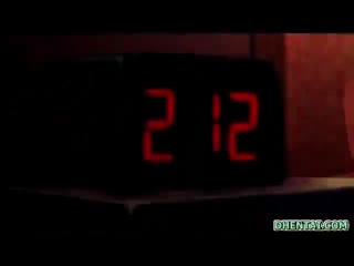 Hentai brunette gets fucked hard in the bedroom