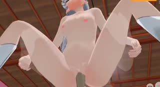 Tiny anime chick is destroyed by multiple monsters