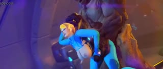 Interracial threesome for a kinky anime babe in pantyhose