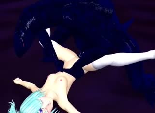 Huge beast cocks penetrating babes in hentai compilation