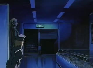 Blue eyed anime bombshell is used by a tentacle monster