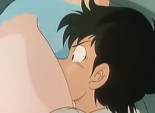 Big penis makes an incredibly busty anime babe to squirt