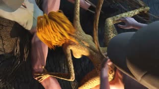 Futa and a furry Cheetah having sex in a hardcore cartoon