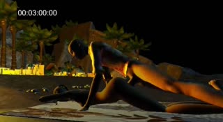 The tits of a redheaded maid are used as a stressball