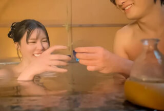 CUTE-6082 S-Cute 6082 Naked Open-Air Bath Sex While Suppressing Moans Rei #2-1 Thumbnail