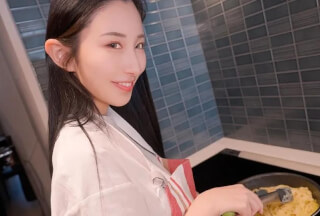 CUTE-6098 S-Cute 6098 The Wife Is The Appetizer! Kitchen Creampie Sex Mina #7-1