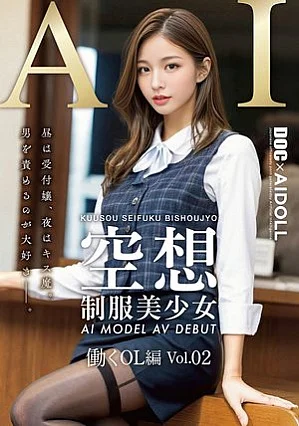 DAL-011 Fantasy Uniform Beautiful Girl AI MODEL AV DEBUT Working OL Edition Vol.02