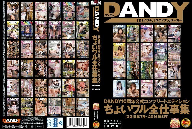 DANDY-502 DANDY 10th Anniversary Official Complete Edition Choiwaru All Work Collection