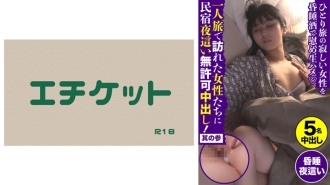 DHT-434 Women who travel alone visit the guesthouse and have sex without permission! Thumbnail