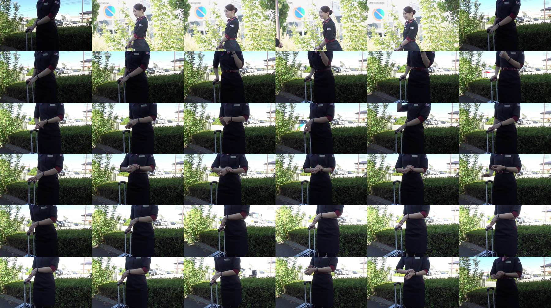 [UNCENSORED-LEAK] DVMM-344 A collaboration between an AV that monitors ordinary men and women and the Magic Mirror Van. A flight attendant working for a major airline, with beautiful legs and black pantyhose, is suddenly splashed with semen on her way bac