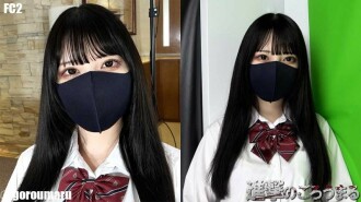 FC2-PPV-1946424 [Individual shot 48] Appearance 20-year-old black hair neat streaky shaved pussy ② Uniform exposure & repeated vaginal cum shot cleaning blowjob Thumbnail