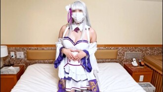 FC2-PPV-4798406 [Uncensored / Limited quantity price] A massive creampie POV video of the super cute angel Emi○a-tan cumming while her hips tremble! A sex-loving big-ass cosplayer cums for real! Thumbnail
