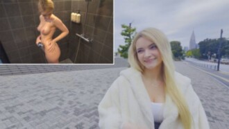 FC2-PPV-4826884 Introducing a blonde white girl with bouncy natural big breasts to Impregnation Man No. 2, we filmed her having creampie sex. *** was also pleased, saying "It feels good♡". Thumbnail