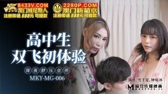 MKYMG006 นักเรียนมัธยมปลายกับประสบการณ์ครั้งแรกในชมรมคลายเครียดตอนดึก ภาพขนาดย่อ