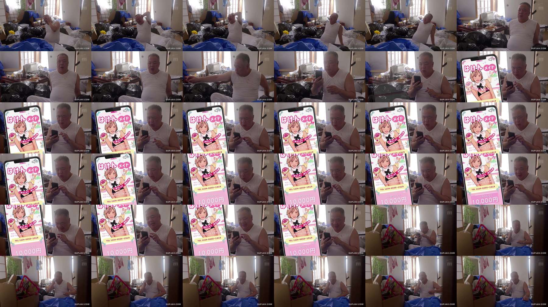 [UNCENSORED-LEAK] MNGS-039 Even a poor man living in a trash room wants to be the master! A maid who is a gal but gives sweet service and is OK with immediate creampie impregnation, Haruyo Moka