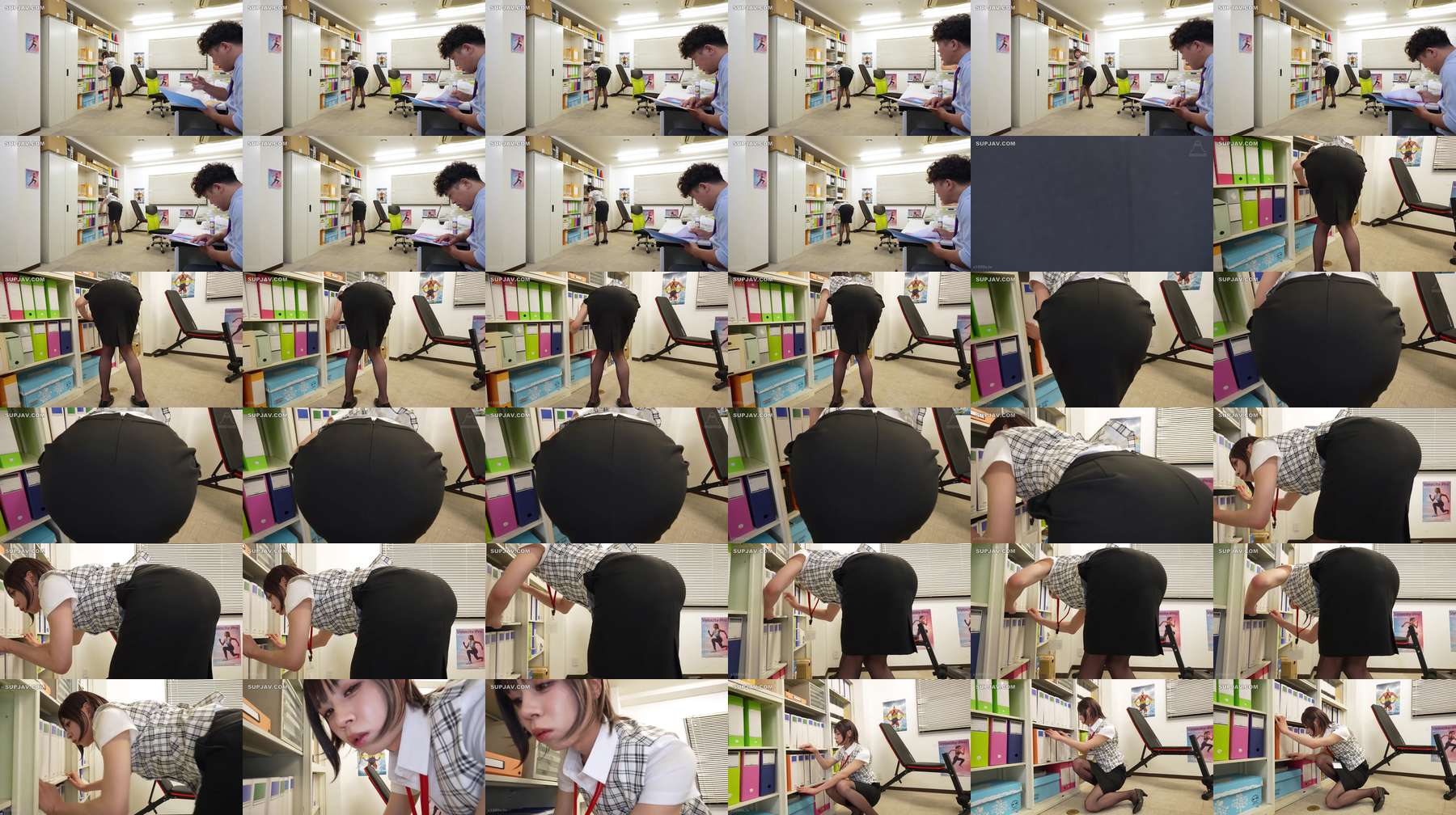 [UNCENSORED-LEAK] MOOC-018 My junior colleague, a cross-dressing office lady, was masturbating late at night in the office because she was suffering from a throbbing erection due to working overtime. I rubbed her prostate and penis for her, giving her 14 