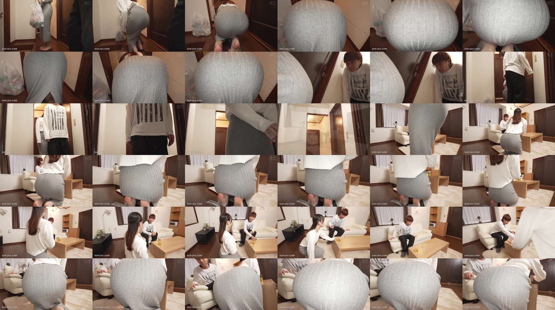 [UNCENSORED-LEAK] MRHP-051 The big-buttocked married woman next door is easily swayed and unconsciously seduces me in her tight dress, and I can't resist, so I cum inside her every day. - Sakuma Tsuna