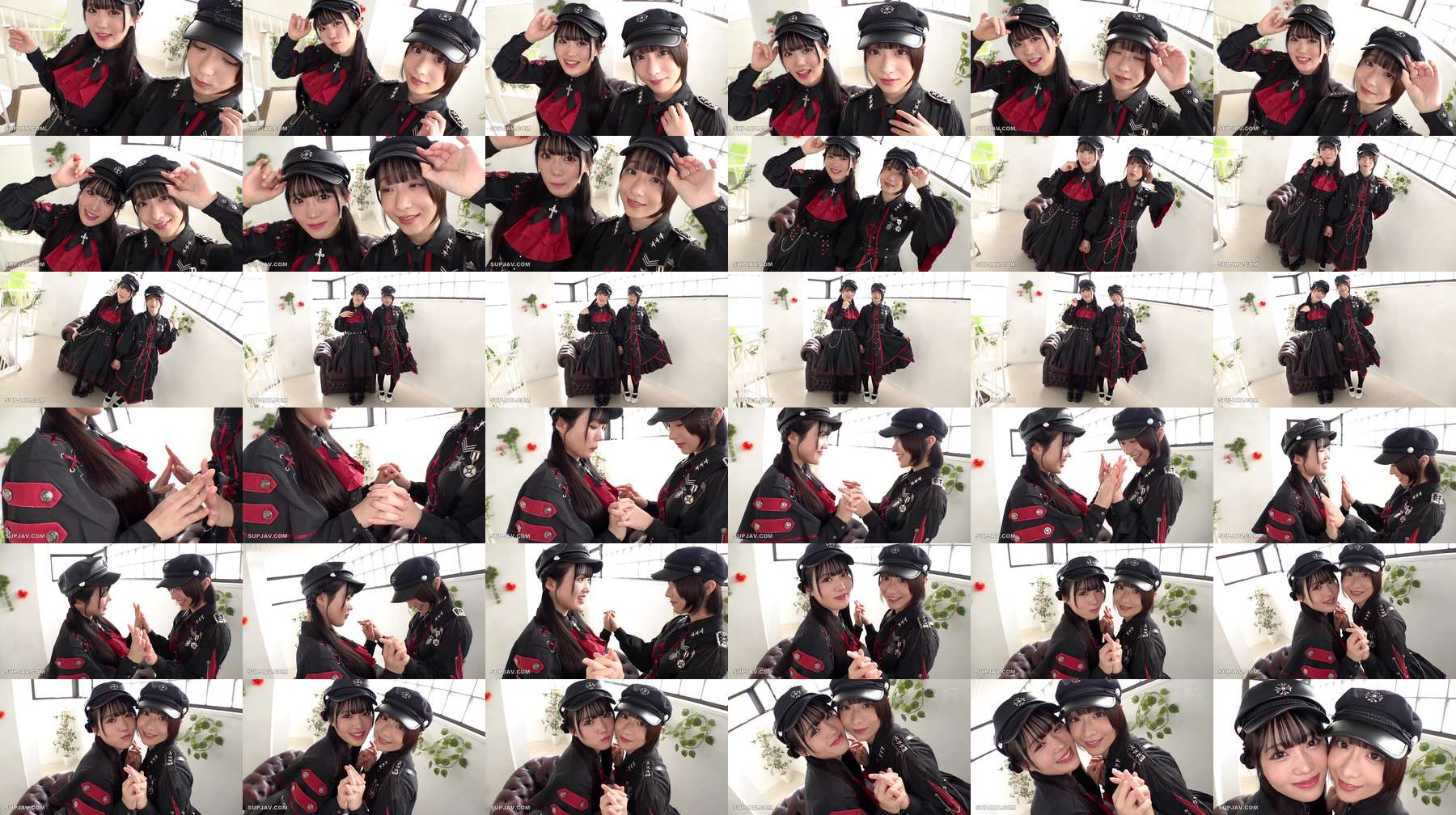 [UNCENSORED-LEAK] MUKC-123 A new, up-and-coming playta-style duo. A passionate, clothed sex encounter between two girls in a yuri-themed outfit. Arima Miku, Kojima Miko