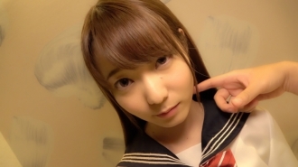 NAEN-105 [Rori x Chippai] The sense of immorality is the best! A neat and clean slender girl who was just supposed to be a supporter gets drunk with her uncle's dick and gets vaginal cum shot without permission! Amemiya Mona Thumbnail