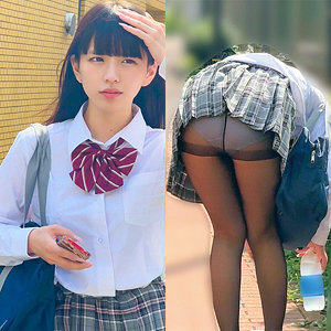 OREMO-292 Black Pantyhose Miniskirt Girl Thumbnail