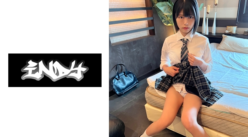 POK-049 Gonzo [Personal shooting] P activity with a cute and beautiful girl with short hair_played creampie on a girl in uniform with  big breasts who hates it