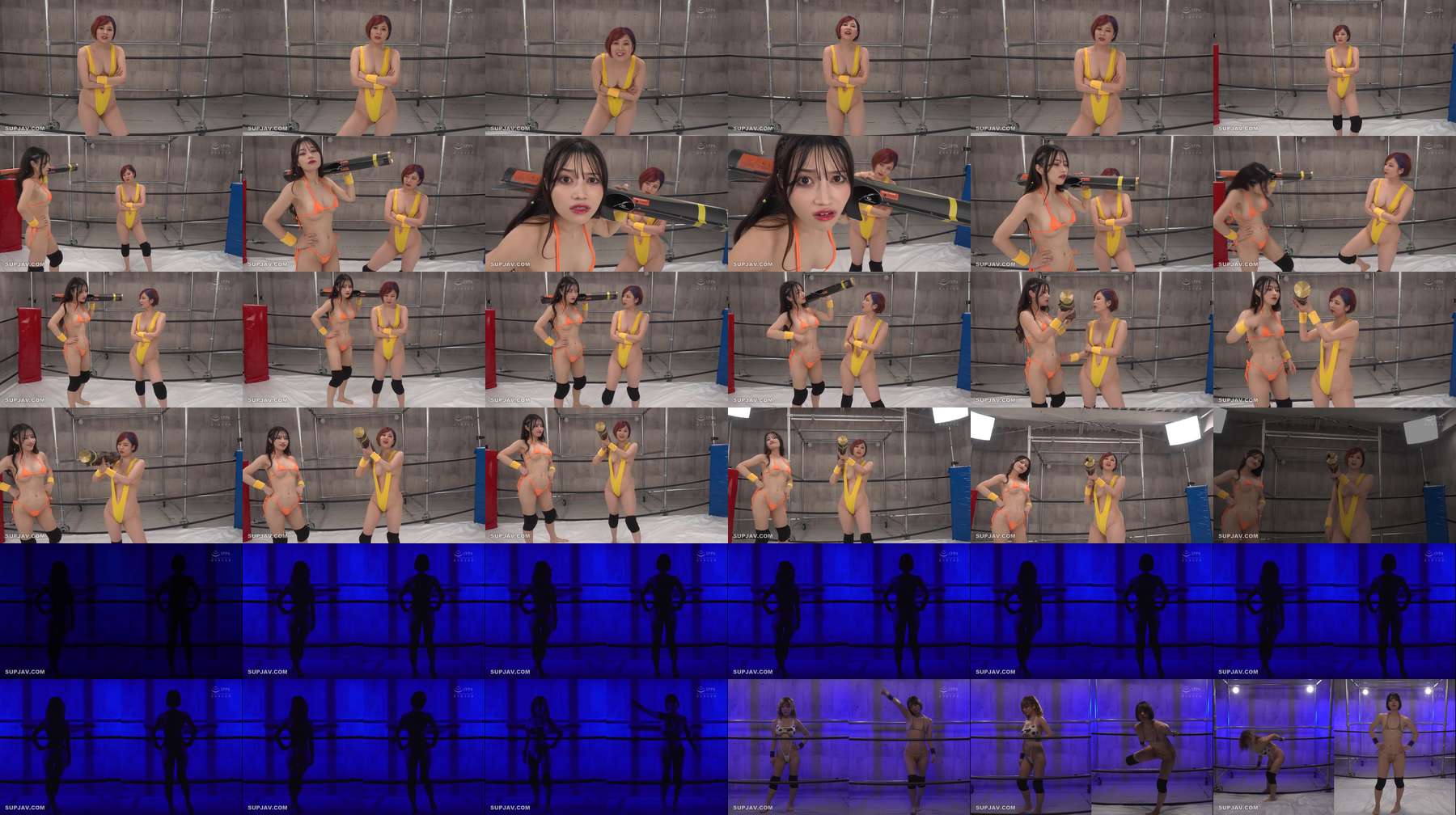 [UNCENSORED-LEAK] RCTD-705 ROCKET 18th Anniversary New Year’s Pro-Lesbian Special Tag Match: Lesbian Pro-Wrestling Returns. A round-robin league match between three teams! A serious battle to make the other team cum using pro wrestling and lesbian te
