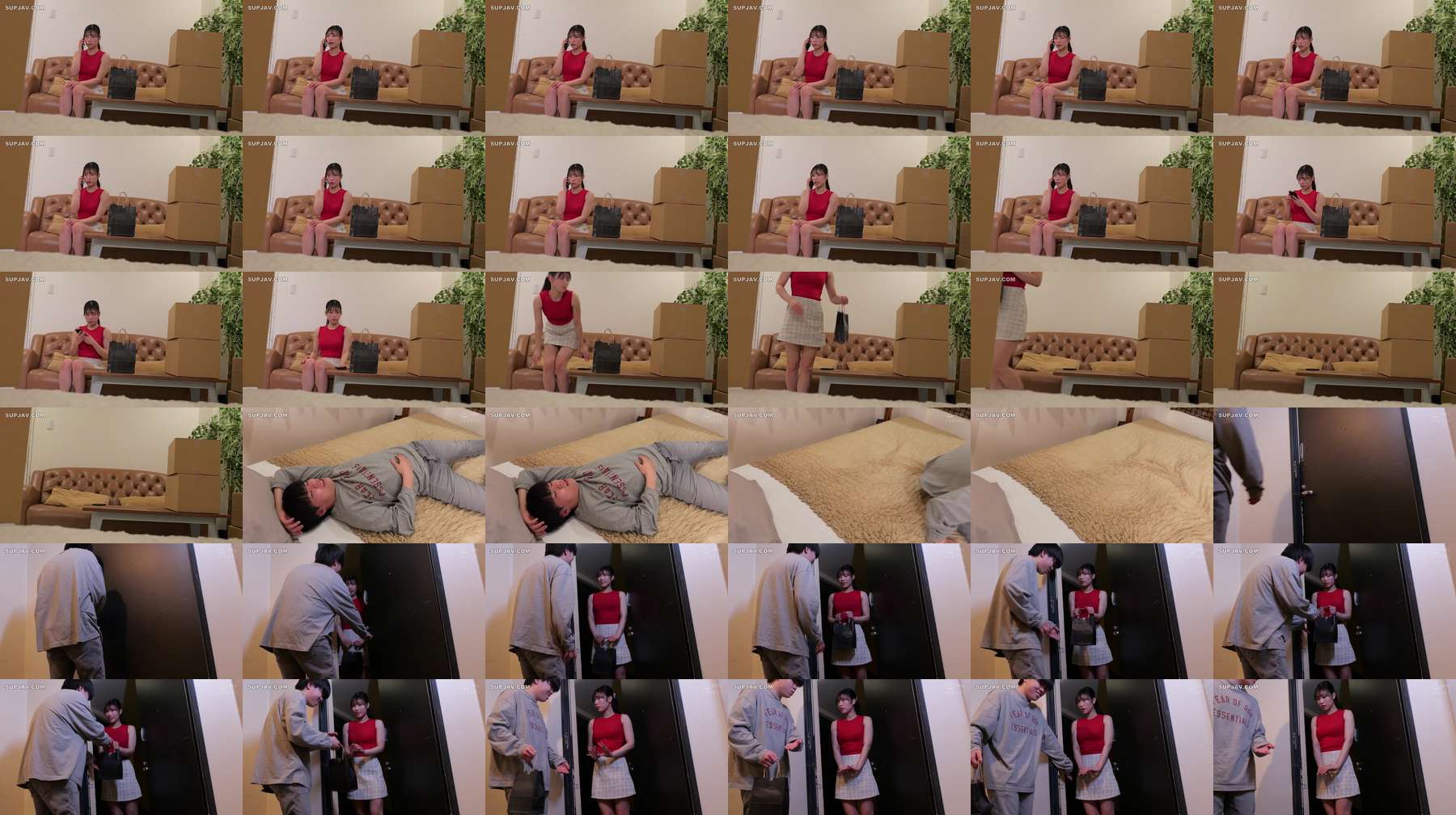 [UNCENSORED-LEAK] SCOP-893 When he called a delivery health girl, his neighbor happened to come over to say hello after moving in! Thinking she was a delivery girl, the man invited her into his room and started touching her body, but she didn’t like