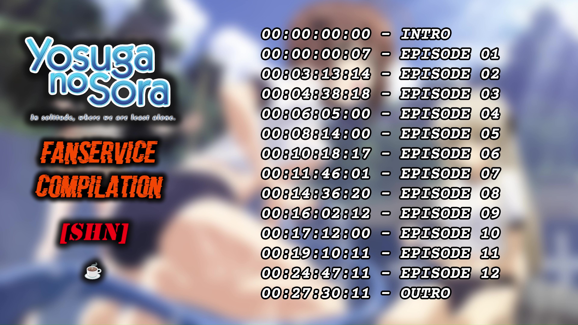 Yosuga no Sora Fanservice Compilation English Subbed