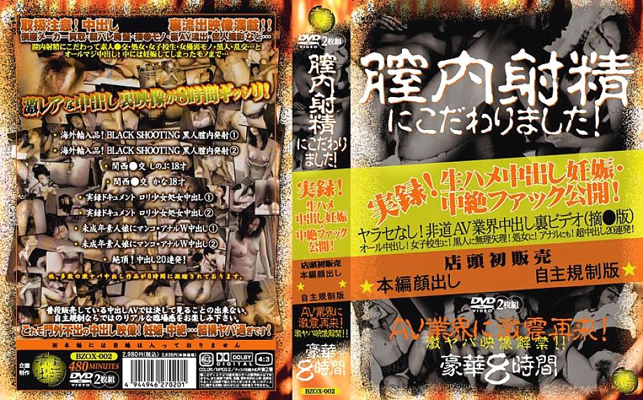 BZOX-002 I was particular about vaginal ejaculation!