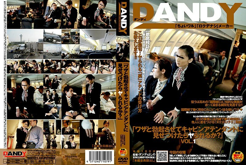 DANDY-079 "If I make you erect on purpose and show it to the flight attendant, will you be able to do it?"