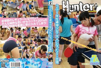 HUNT-432 The first training camp where a naive first-year table tennis girl became an adult Thumbnail