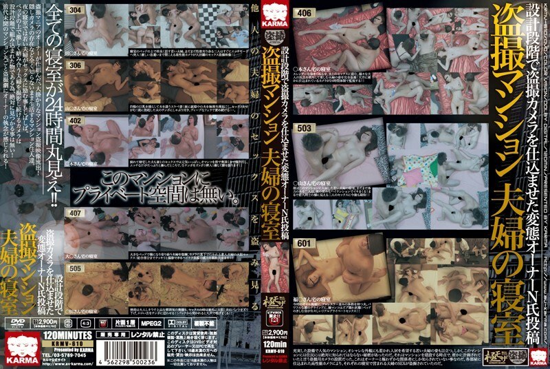 KRMV-610 Perverted owner N who had a voyeur camera installed at the design stage Posted by Mr. N Voyeur apartment Couple's bedroom Thumbnail