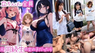 STCVS-029 [What if all the streetwalkers were former classmates?] 1. The class's busty beauty Madonna "Nitori" 2. The class's fair-skinned, soft-assed idol "Mashiro" 3. The most slutty, masochistic gal in the grade "Mina