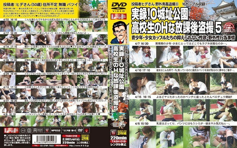 TASH-018 Actual record! O Castle Ruins Park ○ School Student's H After School Voyeur 5