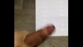 Big Cock Cumshot Shower Solo