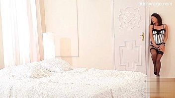 Young Pornstar Bound Gang Bang