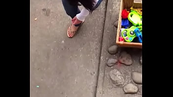 Louise Sexy Feet Walking