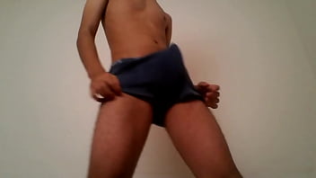 Boy Dancing With Big Dick Underwear