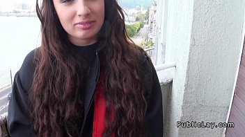 Amateur Student Blowjob On The Balcony