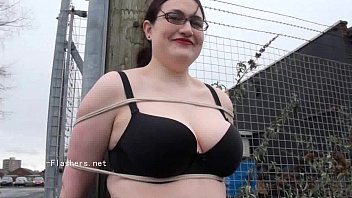 Amateur Flasher Alyss Outdoors And Chubby Exhibitionist Madster Going Nude In Pu