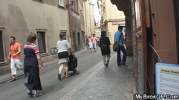 Czech Blonde Gf Cheating Him