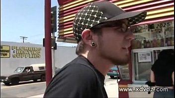 Horny Dudes Find Nice Happy Milf And Bring Her To Their Motel Room