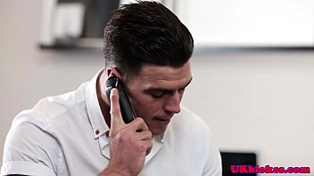 Muscle Jock Watched While Pounding