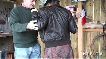 Young Amateur French Hard Anal Fucked And Gangbanged With Papy Voyeur