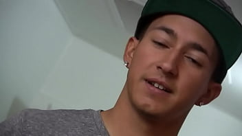 Latino Guy Jerking Off His Nice Uncut Dick